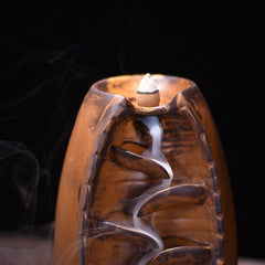 Zen  Smoke  Backflow  Waterfall Incense Burner