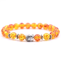 Lava Crystal Buddha Bracelet