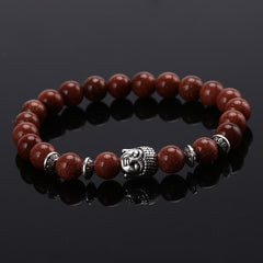 Lava Crystal Buddha Bracelet